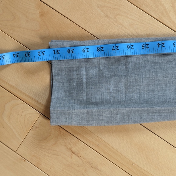 Pink Tartan wool blend grey pants - Picture 6 of 7